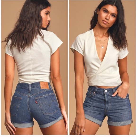 Levi's | Shorts | Levis Premium 5 Long Womens Shorts | Poshmark